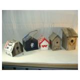 Five Bird Houses