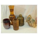 Turkey Gravy Boat , Vase and More