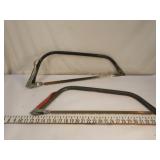 Two Bow Saws