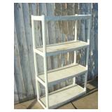 White Poly Shelf Unit