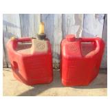 Two 5 Gallon Gas Jugs
