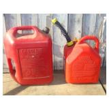 Two Good Gas Jugs - One with Nozzle