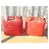 Two 5 Gallon Gas Jugs