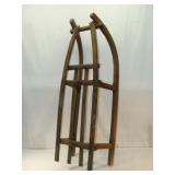 Antique Wood Sled from Hillsboro KF Marking