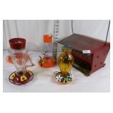 Bird Feeder and Hummingbird Feeders