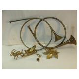Trumpet Horns and Nice Brass Sled