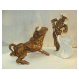 Bull and Matador - Repaired
