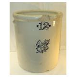 WESTERN #12 Crock - Large Chip