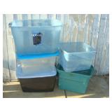 Five Large Totes