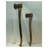 two Un Marked Axes