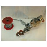 RIDGID Heavy Duty Hoist/Come A Long and Cable