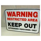 Restricted Area Sign #2