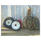 Gas Jug and Various Wheels