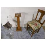 Pedestral, Chair and Folding