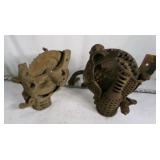 Pair of Antique Corn Shellers