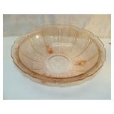 Pink Depression Glass Bowl