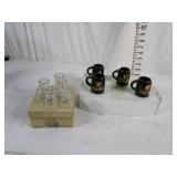 Creamery Bottles and Rumple Minze Shot Glasses