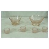 Small Light Pink Glassware