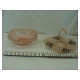 Light Pink Server and Bowl