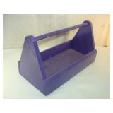 Purple Wooden Carpenter hand Tote