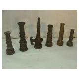 Six Brass Nozzles