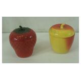 Vintage Strawberry and Apple Cups