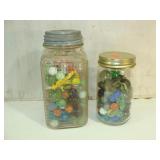 Two Jars of Marbles and Shooters
