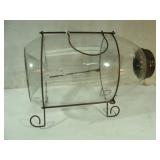 Large Minnow Trap Bottle and Stand