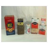 RITZ, Saltpetre, Lipton and More Tins