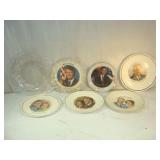 Seven Presidential Plates