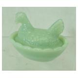 Very Small Green Nested Hen