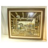 Store Front on Canvas