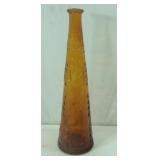 Tall Amber Vase