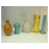 Five Modern Vases