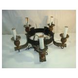 Rustic 5 Socket Light Fixture