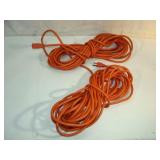 One Long Orange Electrical Cord