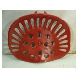 Red Cast Iron Implement Set