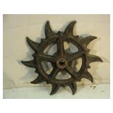 Cast Iron Cultivator Wheel #4