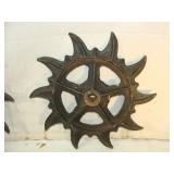 Cast Iron Cultivator Wheel #1