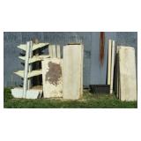 4 or 5 Sections of Double Sided Shelving