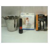 Ice Pail, Flashlight, Arm Wrap and HDMI Cable