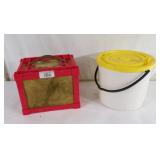 Worm Box and Minnow Pail