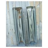 Two Metal Saw Horses