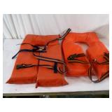 Two Orange Life Jackets