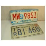 Colorado and Massachusetts