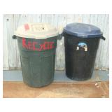 Two Waste Bins