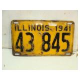 1941  Illinois Plate