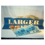 Vintage Store Food Pricing Ads