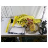 Chevelle Plate, Ice Scraper and Tow Rope
