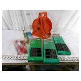 Three Rod Racks and Cord Reel